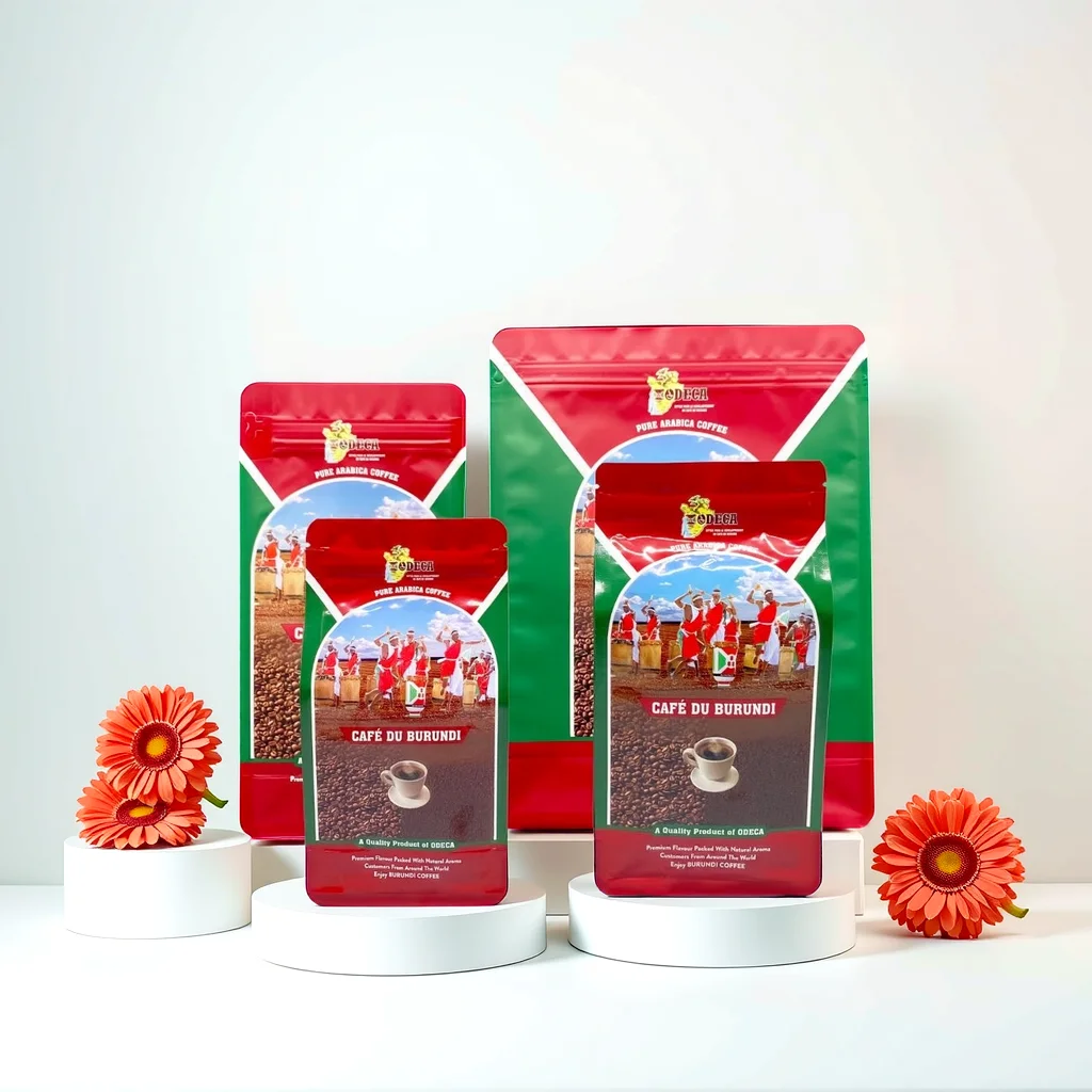 Coffee bags block bottom